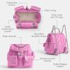 imageCoach Womens Quilted Tabby Backpack V5Black One SizeLhFuschia
