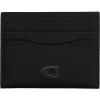 imageCoach Flat Card Case in Crossgrain Leather Black One SizeBlack