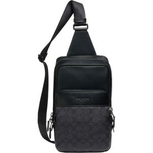 imageCOACH Mens Signature Gotham Pack JiCharcoalBlack