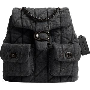 imageCoach Womens Quilted Tabby Backpack V5Black One SizeV5Black