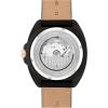 imageCOACH Charter Mens Sport Automatic Watch  Calfskin Leather Strap  SelfWinding  Premium Fashion  Gift for Him 445mmBlackRose Gold