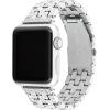 imageCoach Apple Watch Strap Compatible with 38mm 40mm 41mm Apple Watch Interchangeable Band Crystal Design for a Dazzling Look Personalize Your StyleSilver