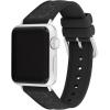 imageCoach Apple Watch Strap Compatible with 38mm 40mm 41mm Apple Watch Interchangeable Silicone Band Sleek Look Personalize Your StyleBlack