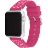 imageCoach Apple Watch Strap Compatible with 38mm 40mm 41mm Apple Watch Interchangeable Silicone Band Sleek Look Personalize Your StylePink