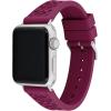 imageCoach Apple Watch Strap Compatible with 38mm 40mm 41mm Apple Watch Interchangeable Silicone Band Sleek Look Personalize Your StylePlum