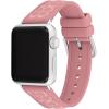 imageCoach Apple Watch Strap Compatible with 38mm 40mm 41mm Apple Watch Interchangeable Silicone Band Sleek Look Personalize Your StyleTrue Pink