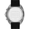 imageCoach Charter Mens Quartz Chronograph Watch Silicone Strap WaterResistant up to 3ATM  Sporty and Stylish  Gift for Him 445mmBlackGrey