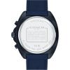 imageCoach Charter Mens Quartz Chronograph Watch Silicone Strap WaterResistant up to 3ATM  Sporty and Stylish  Gift for Him 445mmBlue