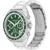 imageCoach Charter Mens Quartz Chronograph Watch Stainless Steel Bracelet  WaterResistant to 3ATM Modern Minimalist  Gift for Him 445mmGreen