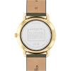 imageCoach Elliot Mens Watch  Sleek ampamp Minimalist Design  Timeless Style for Any Occasion  WaterResistantAmber GreenGold