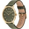 imageCoach Elliot Mens Watch  Sleek ampamp Minimalist Design  Timeless Style for Any Occasion  WaterResistantAmber GreenGold