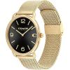 imageCoach Elliot Mens Watch Contemporary Elegance with Signature Detailing  Fashion Timepiece for Everyday WearGoldBlack