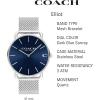 imageCoach Elliot Mens Watch Contemporary Elegance with Signature Detailing  Fashion Timepiece for Everyday WearSilver