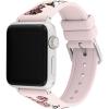 imageCoach Apple Watch Strap Compatible with 38mm 40mm 41mm Apple Watch Interchangeable Band Floral Design Personalize Your StylePink