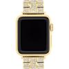 imageCoach Apple Watch Strap Compatible with 38mm 40mm 41mm Apple Watch Interchangeable Band Full Crystal Design for a Dazzling Look Personalize Your StyleGold Tone