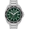 imageCoach Charter Mens 3H Multifunction Automatic Watch  Stainless Steel Bracelet  Water Resistant up to 5ATM50 Meters  Gift for Him  Premium Fashion  SelfWinding  445mmGreen
