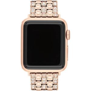 imageCoach Apple Watch Strap Compatible with 38mm 40mm 41mm Apple Watch Interchangeable Band Crystal Design for a Dazzling Look Personalize Your StyleRose Gold