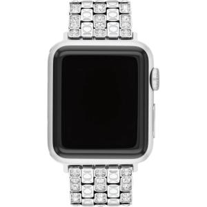 imageCoach Apple Watch Strap Compatible with 38mm 40mm 41mm Apple Watch Interchangeable Band Crystal Design for a Dazzling Look Personalize Your StyleSilver