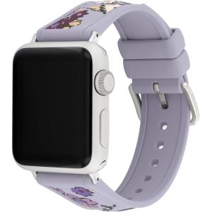 imageCoach Apple Watch Strap Compatible with 38mm 40mm 41mm Apple Watch Interchangeable Band Floral Design Personalize Your StylePurple