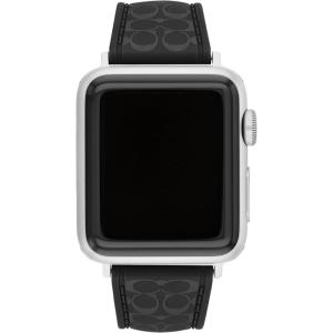 imageCoach Apple Watch Strap Compatible with 38mm 40mm 41mm Apple Watch Interchangeable Silicone Band Sleek Look Personalize Your StyleBlack