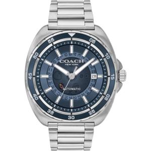 imageCoach Charter Mens 3H Multifunction Automatic Watch  Stainless Steel Bracelet  Water Resistant up to 5ATM50 Meters  Gift for Him  Premium Fashion  SelfWinding  445mmBlue