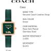 imageCOACH Cass Womens Watch  Polished and Contemporary Elegance  Fashionable Timepiece for Everyday Wear  Water ResistantGreen