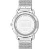 imageCoach Elliot Womens Gift Set  36mm Quartz Watch with Stainless Steel Mesh Strap  Includes Chain Bracelet with Bow  Gift for Her