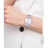 imageCoach Elliot Womens Gift Set  36mm Quartz Watch with Stainless Steel Mesh Strap  Includes Chain Bracelet with Bow  Gift for Her