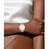 imageCoach Elliot Womens Watch  Modern Elegance with Iconic Tea Rose Detail  Chic Timepiece for Everyday Wear  Ideal Gift for Her  WaterResistant  36 mm36mm Rose GoldWhite