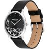 imageCoach Elliot Womens Watch  Sleek Design with Scattered Charms  Timeless Style for Every Occasion  Gift for Her  WaterResistant  36 mmBlackSilver