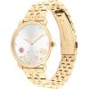 imageCoach Elliot Womens Watch  Sleek Design with Scattered Charms  Timeless Style for Every Occasion  Gift for Her  WaterResistant  36 mmGold PlatedSilver White