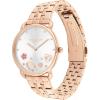 imageCoach Elliot Womens Watch  Sleek Design with Scattered Charms  Timeless Style for Every Occasion  Gift for Her  WaterResistant  36 mmRose GoldSilver White