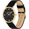 imageCoach Elliot Womens Watch  Sleek and Minimalist in Design  Timeless Style for Any Occasion  Gifts for Her  WaterResistant  36 mmBlackGold Tone