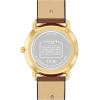 imageCoach Elliot Womens Watch  Sleek and Minimalist in Design  Timeless Style for Any Occasion  Gifts for Her  WaterResistant  36 mmSaddleGold Tone