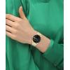 imageCoach Elliot Womens Watch  Sophisticated Elegance with Iconic Logo Detail  Premium Timepiece for Everyday Wear  Ideal Gift for Her  WaterResistant  36 mmGold PlatedBlack