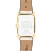 imageCoach Reese Womens Watch  2H Quartz Tank Watch with Genuine Leather Strap  Water Resistant 3 ATM30 Meters  Premium Fashion Timepiece for Everyday Style  24mmChalk
