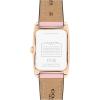 imageCoach Reese Womens Watch  2H Quartz Tank Watch with Genuine Leather Strap  Water Resistant 3 ATM30 Meters  Premium Fashion Timepiece for Everyday Style  24mmBlush