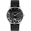 imageCoach Elliot Womens Watch  Sleek Design with Scattered Charms  Timeless Style for Every Occasion  Gift for Her  WaterResistant  36 mmBlackSilver