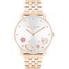 imageCoach Elliot Womens Watch  Sleek Design with Scattered Charms  Timeless Style for Every Occasion  Gift for Her  WaterResistant  36 mmRose GoldSilver White