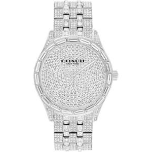 imageCoach Brooks Mens and Womens Quartz Watch 2H Movement Stainless Steel Bracelet WaterResistant to 3ATM  Timeless Elegance 38mm
