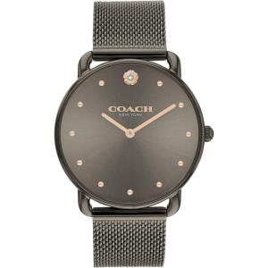 imageCoach Elliot Womens Watch  Modern Elegance with Iconic Tea Rose Detail  Chic Timepiece for Everyday Wear  Ideal Gift for Her  WaterResistant  36 mmGrey
