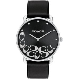 imageCoach Elliot Womens Watch  Sleek Design with Scattered Charms  Timeless Style for Every Occasion  Gift for Her  WaterResistant  36 mmBlackSilver