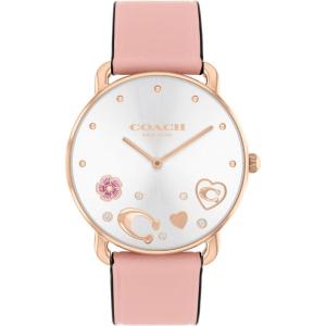imageCoach Elliot Womens Watch  Sleek Design with Scattered Charms  Timeless Style for Every Occasion  Gift for Her  WaterResistant  36 mmRose GoldBlush