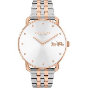 imageCoach Elliot Womens Watch  Sophisticated Elegance with Iconic Logo Detail  Premium Timepiece for Everyday Wear  Ideal Gift for Her  WaterResistant  36 mmRose Gold Two Tone