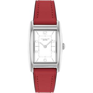 imageCoach Reese Womens Watch  2H Quartz Tank Watch with Genuine Leather Strap  Water Resistant 3 ATM30 Meters  Premium Fashion Timepiece for Everyday Style  24mmRed