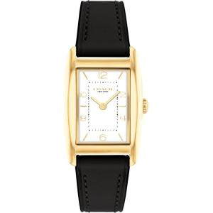 imageCoach Reese Womens Watch  2H Quartz Tank Watch with Genuine Leather Strap  Water Resistant 3 ATM30 Meters  Premium Fashion Timepiece for Everyday Style  24mmBlack