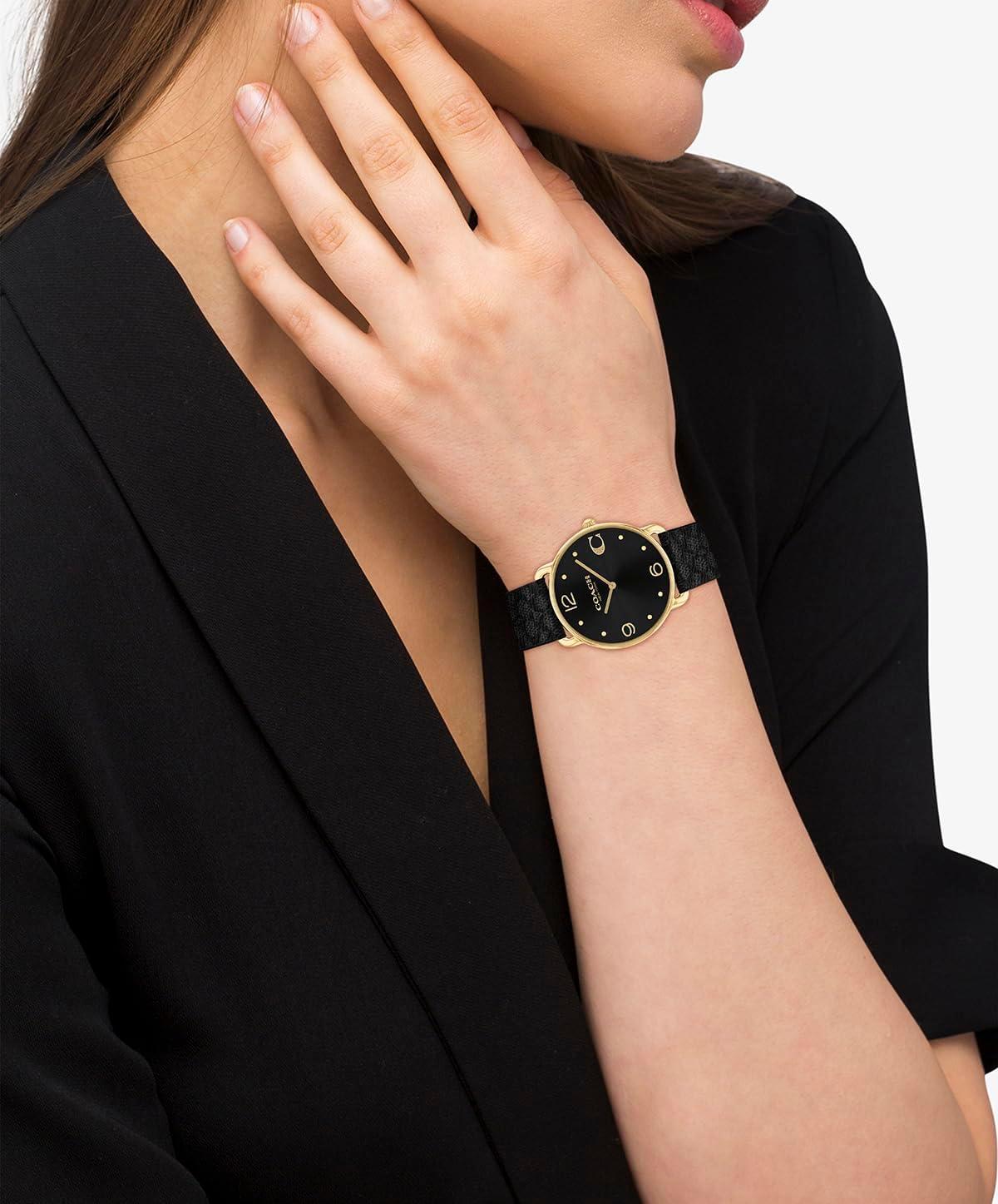 imageCoach Elliot Womens Watch  A Blend of Elegance and Sophistication  Premium Quality Timepiece for Daily Wear  WaterResistant  36 mmBlack