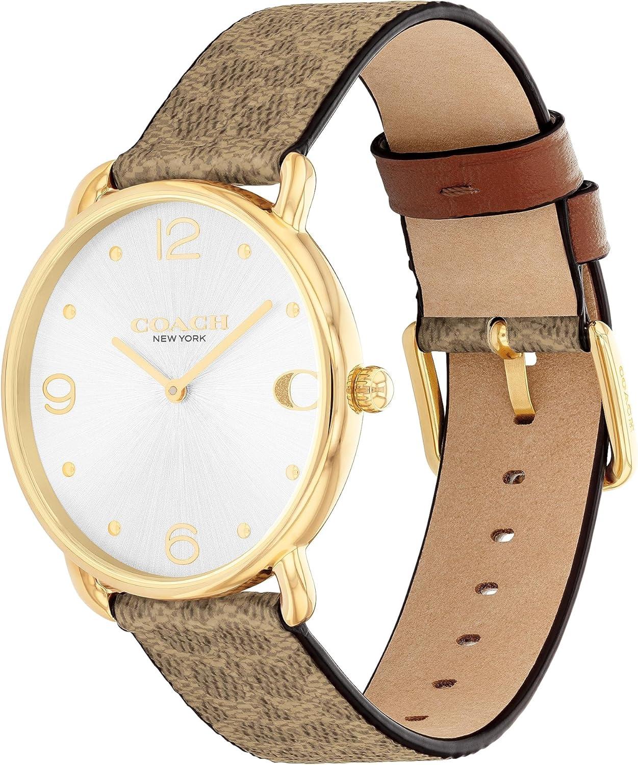 imageCoach Elliot Womens Watch  A Blend of Elegance and Sophistication  Premium Quality Timepiece for Daily Wear  WaterResistant  36 mmBrown