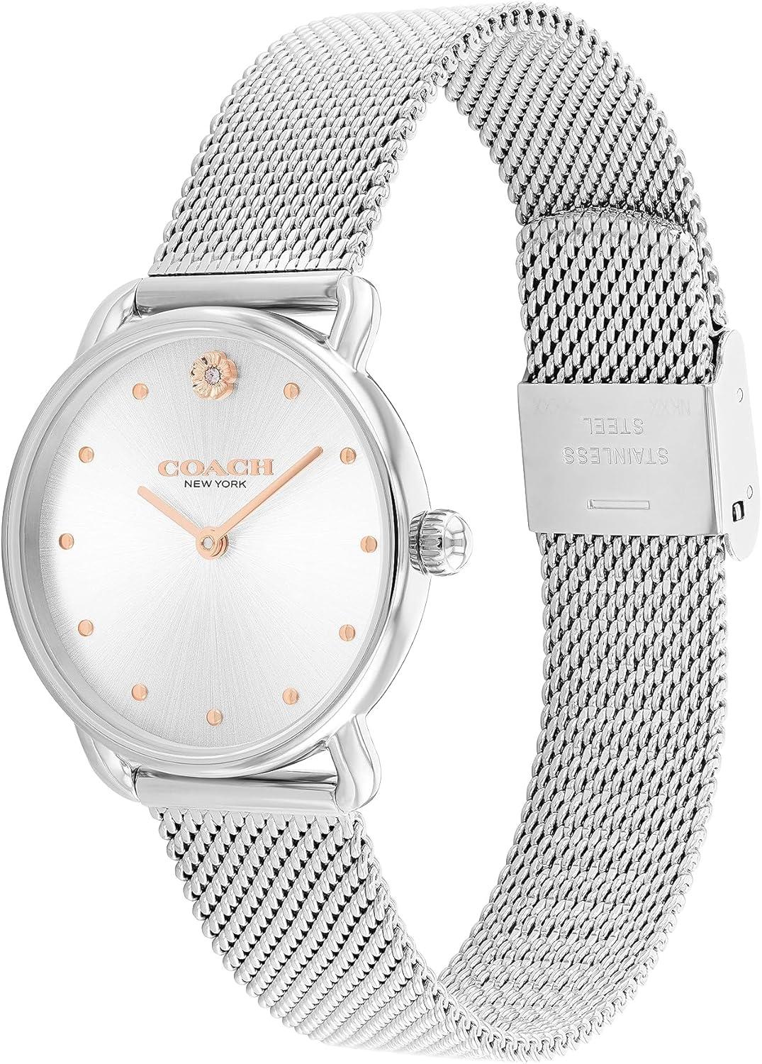 imageCoach Elliot Womens Watch Elegant and Sophisticated Style Combined Premium Quality Timepiece for Everyday Wear Water Resistant Model 14504221