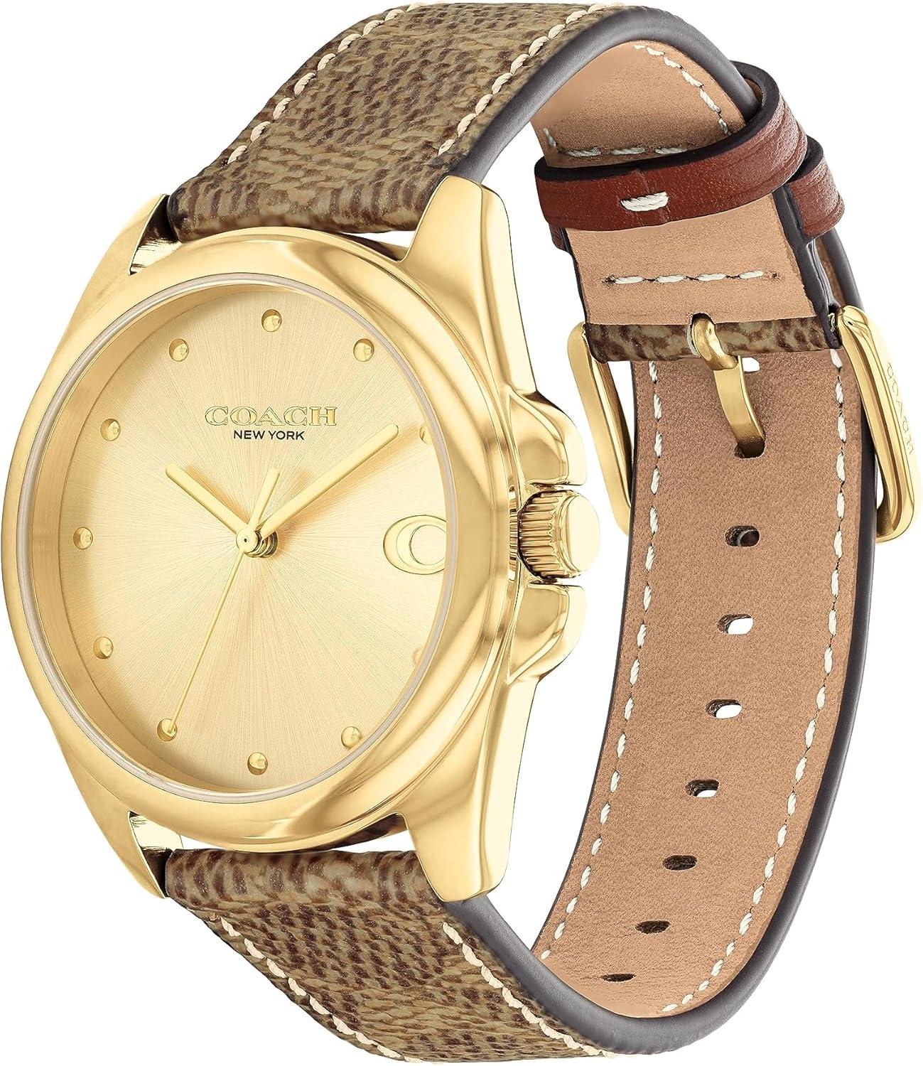 imageCoach Greyson Womens Watch  Enhancing Elegance for Every Event  Water ResistantBrown